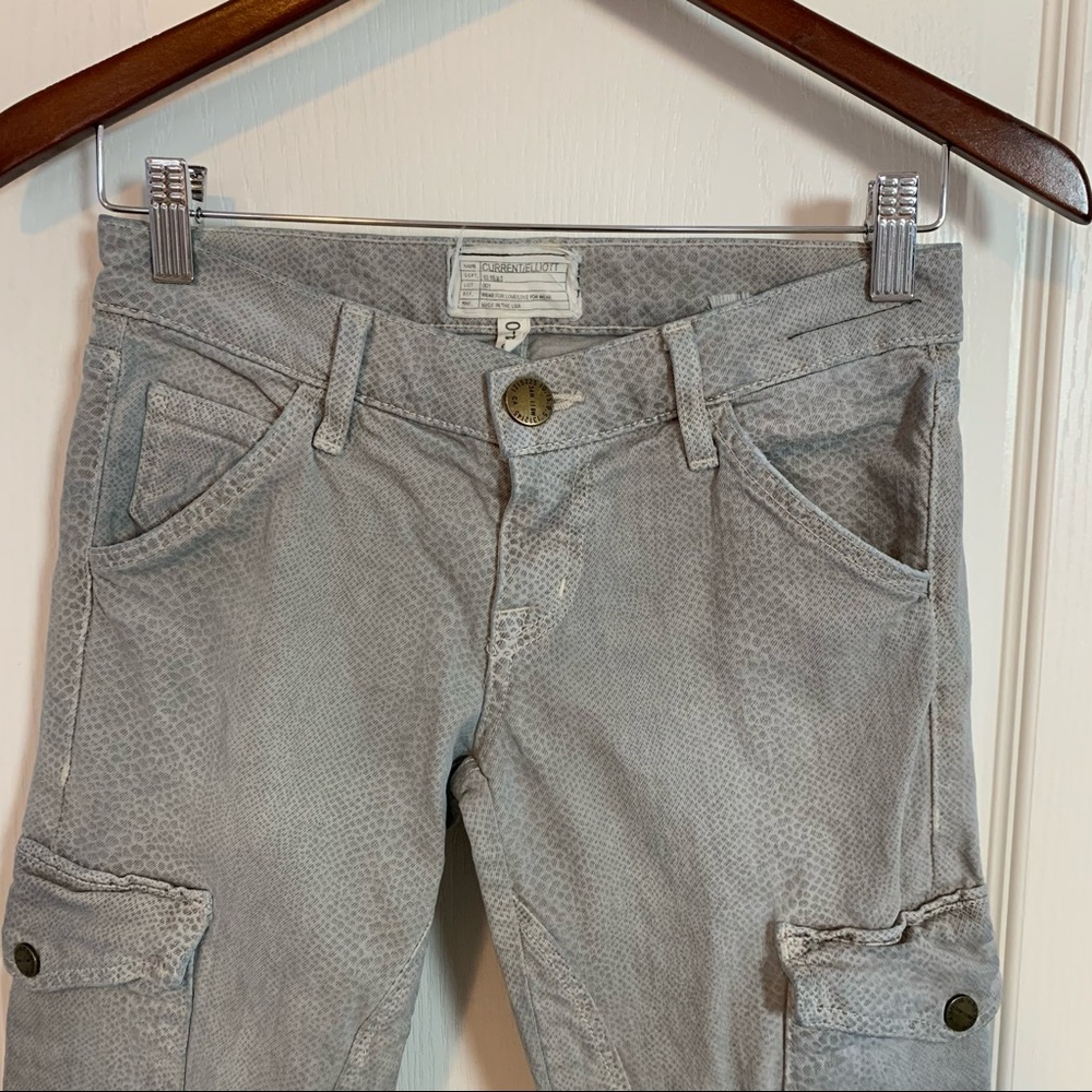 Current Elliott Gray Skinny Cargo Python Print - image 2